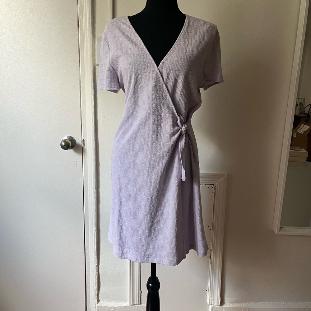 Madewell Lilac Wrap Dress